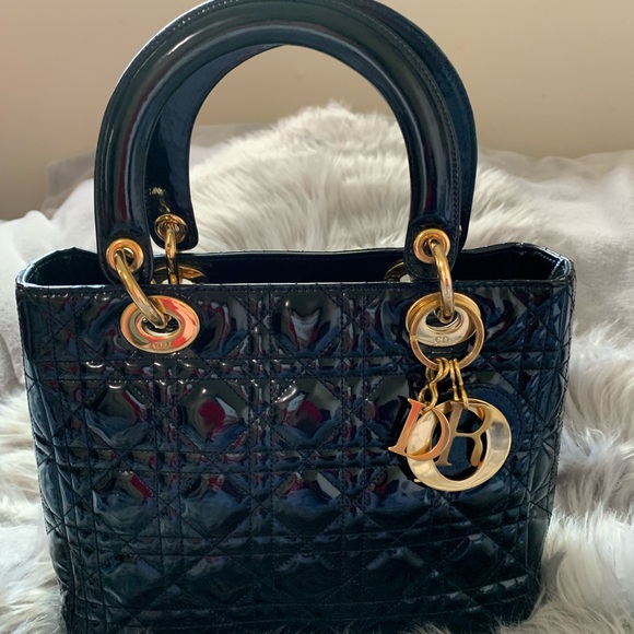 Dior Handbags - Lady Dior Medium Patent Cannage